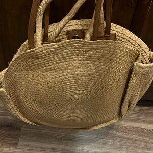 Straw Tote Bag